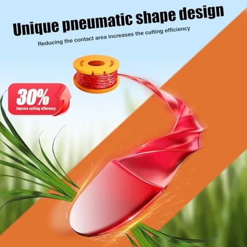 LEIMO KPARTS Trimmer Spool Line for Worx WA0010 | Durable 11ft 0.065" Nylon, Compatible with Worx WG Series, 14 Pack thumbnail 3