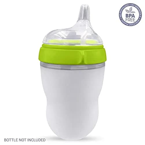 ANPEI Sippy Cup Soft Spout Transitional Nipple Kit for Comotomo Baby Bottles, 5 oz and 8 oz (1 Count) thumbnail 8
