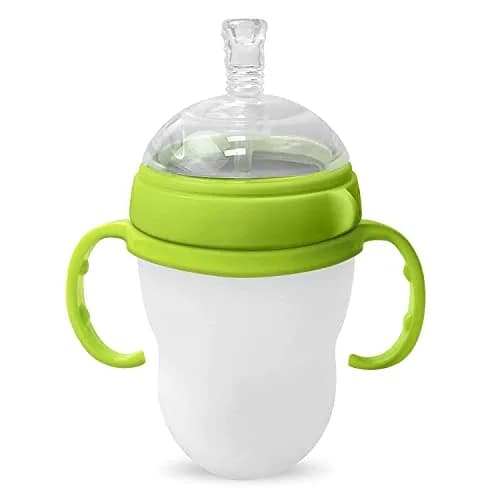ANPEI Straw Sippy Cup Transitional Nipple Kit for Comotomo Baby Bottles 5 oz & 8 oz | Converts Comotomo Bottles to Straw or Soft Food Dispenser thumbnail 3