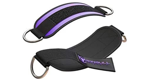 Iron Bull Strength Women's Ankle Strap for Cable Machines & Resistance Bands | Cushioned, Durable & Fit for Women (Pair) thumbnail 4