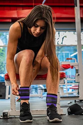 Iron Bull Strength Women's Ankle Strap for Cable Machines & Resistance Bands | Cushioned, Durable & Fit for Women (Pair) thumbnail 5