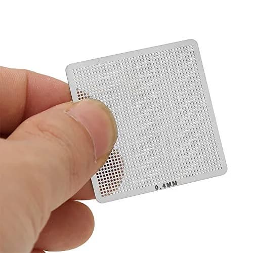 Ovenot BGA Reballing Stencils Kit 130pcs Universal Steel Template Mesh 0.35mm-0.76mm | Directly Heat Set thumbnail 9
