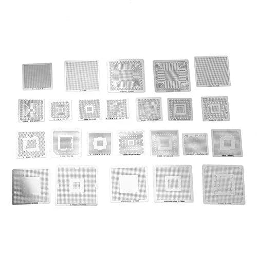 Ovenot BGA Reballing Stencils Kit 130pcs Universal Steel Template Mesh 0.35mm-0.76mm | Directly Heat Set thumbnail 2