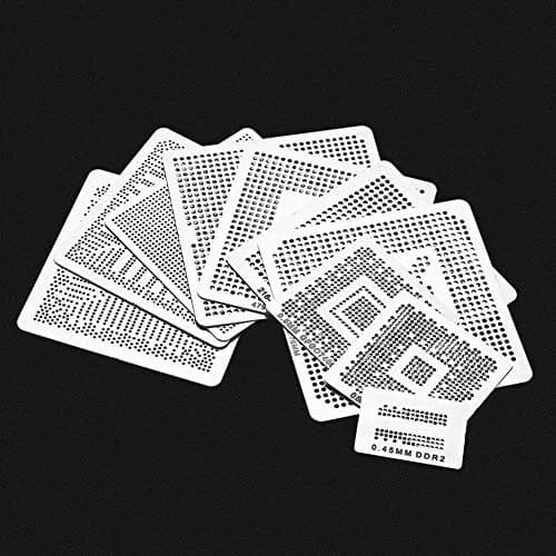 Ovenot BGA Reballing Stencils Kit 130pcs Universal Steel Template Mesh 0.35mm-0.76mm | Directly Heat Set thumbnail 3