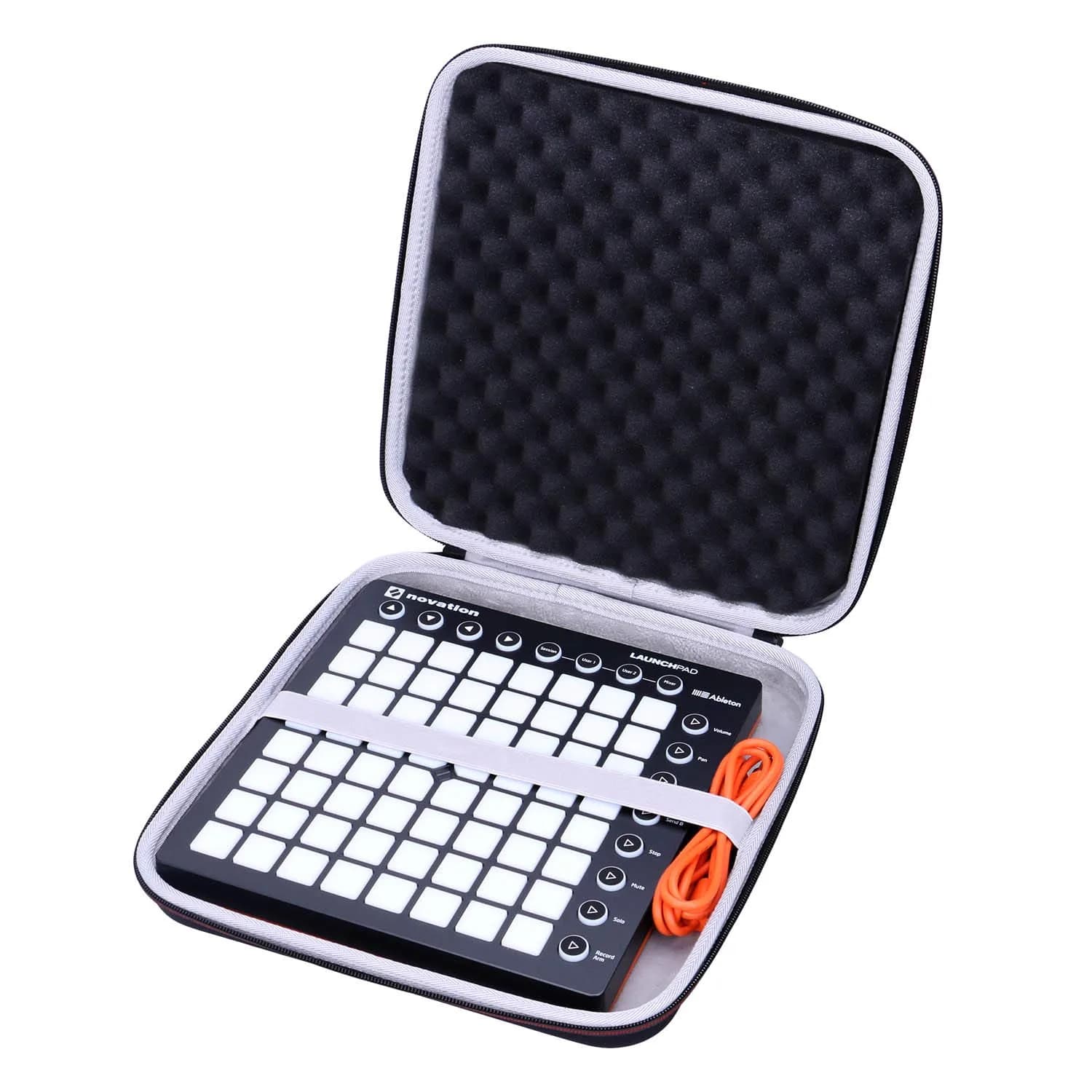 L LTGEM Hard Travel Case for Novation Launchpad X Grid Controller | Compact, Shockproof & Water-Resistant - main product image