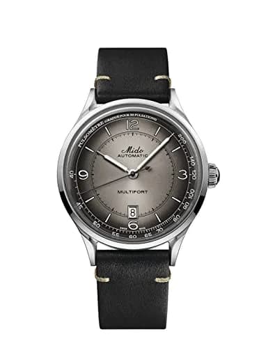 MIDO Multifort Patrimony Swiss Automatic Watch for Men | 40mm Stainless Steel Anthracite Dial thumbnail 1