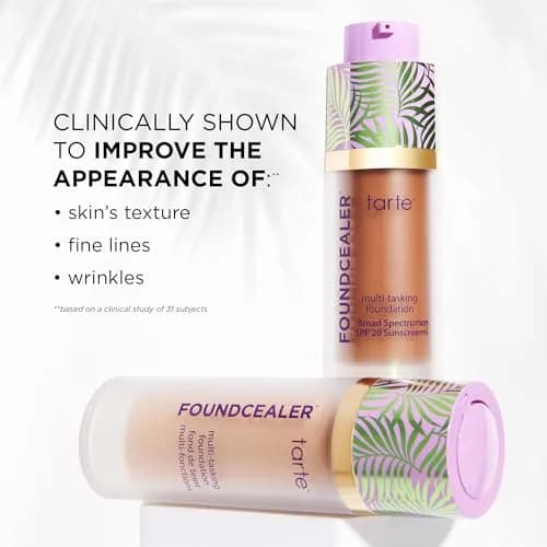 tarte babassu foundcealer dewy foundation SPF 20 | Medium Coverage, Vegan, Cruelty-Free, 1 Fl Oz thumbnail 7