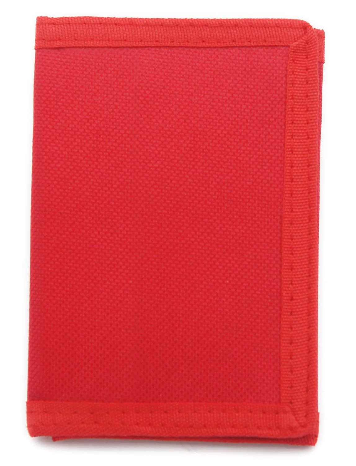 AI-DEE Red RFID Trifold Canvas Outdoor Sports Wallet for Kids with Hook & Loop Closure thumbnail 3