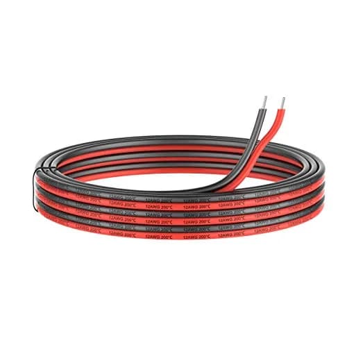 Haerkn 12awg Silicone Electrical Wire 25ft | Tinned Copper, 600V, Flexible & Durable thumbnail 1