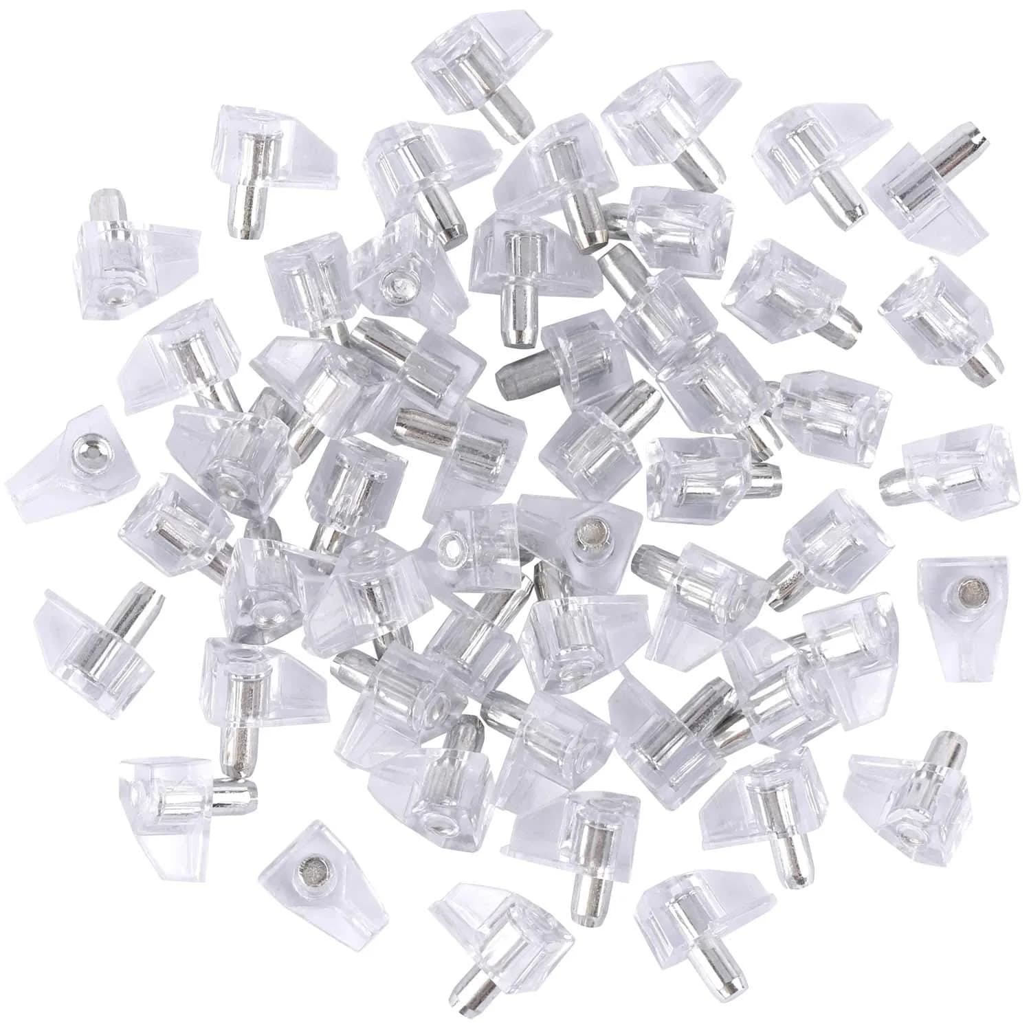 Tbestmax 5 mm Clear Shelf Support Pegs 95 pcs | Lock Shelves Securely - view 6