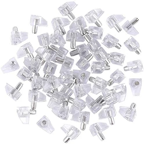 Tbestmax 5 mm Clear Shelf Support Pegs 95 pcs | Lock Shelves Securely thumbnail 6