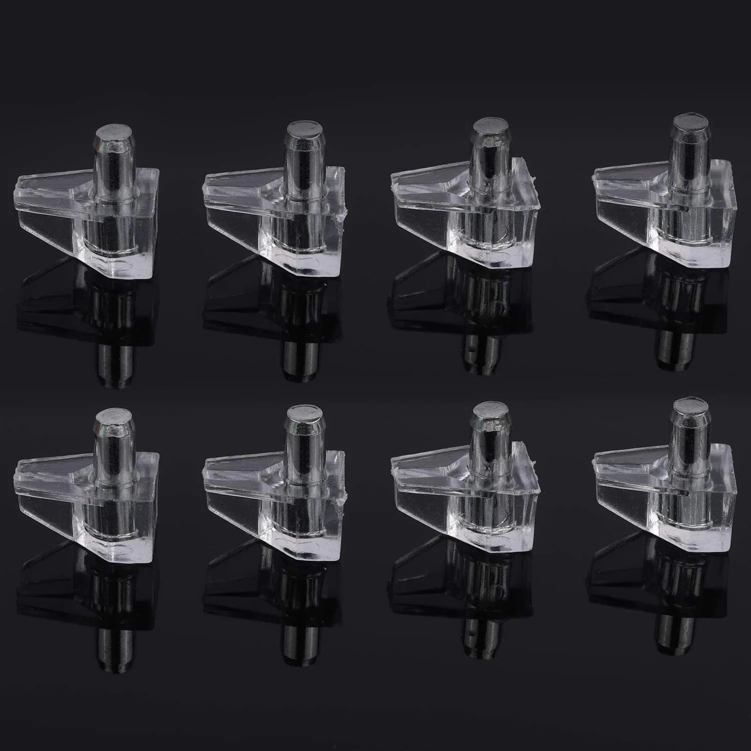Tbestmax 5 mm Clear Shelf Support Pegs 95 pcs | Lock Shelves Securely - view 2