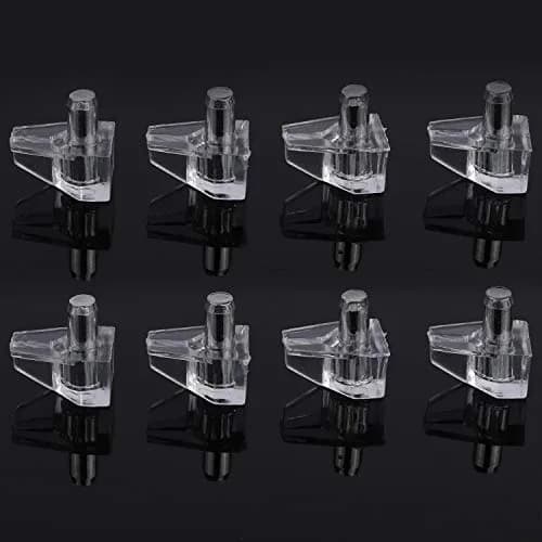 Tbestmax 5 mm Clear Shelf Support Pegs 95 pcs | Lock Shelves Securely thumbnail 2