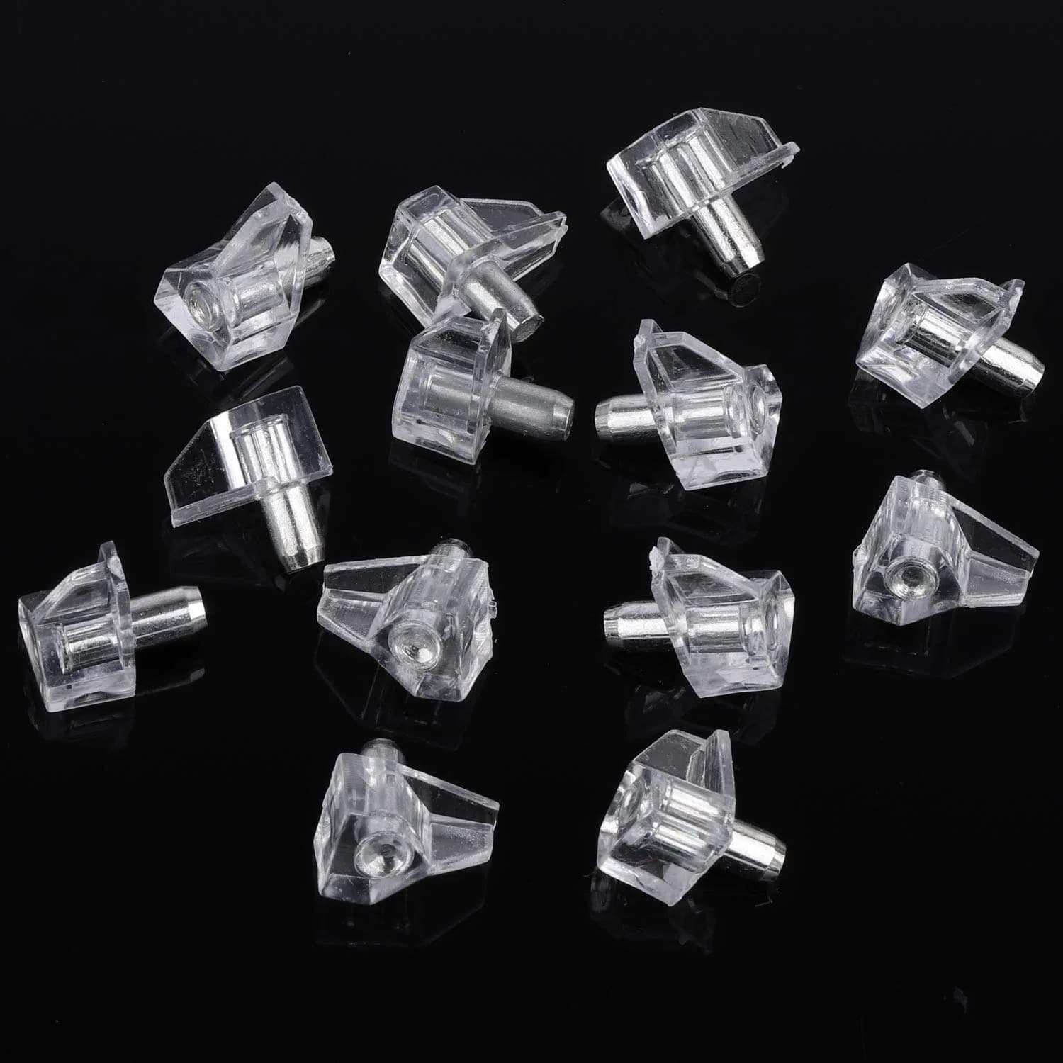 Tbestmax 5 mm Clear Shelf Support Pegs 95 pcs | Lock Shelves Securely - view 3