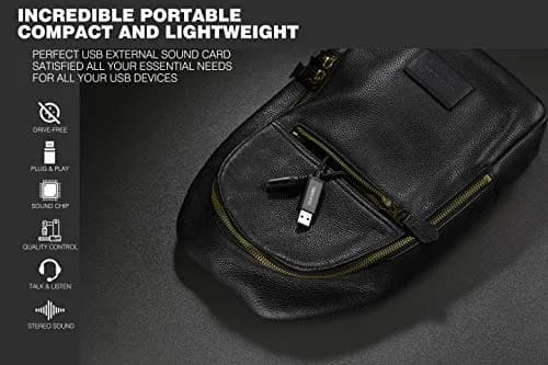 DUKABEL USB Headphone Adapter 25cm | External Sound Card for PC, PS4, PS5, Mac, Linux thumbnail 7