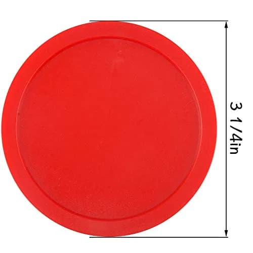 ONE250 Red Air Hockey Pucks 8.25cm (3 1/4 inch) | 6 Pcs Pack for Standard Tables thumbnail 3