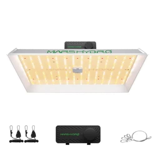 MARS HYDRO TS1000 150W LED Grow Light for Indoor Plants | Full Spectrum, Dimmable, Quiet Fanless, 2.5x2.5ft Coverage thumbnail 1