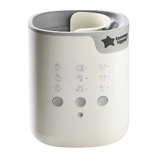 Tommee Tippee Bottle & Food Warmer, Automatic Timer, Touch Settings, 150ml (5.1 Fl Oz) | Warms Milk & Food Fast thumbnail 1
