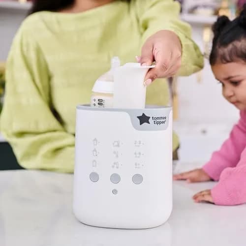 Tommee Tippee Bottle & Food Warmer, Automatic Timer, Touch Settings, 150ml (5.1 Fl Oz) | Warms Milk & Food Fast thumbnail 3