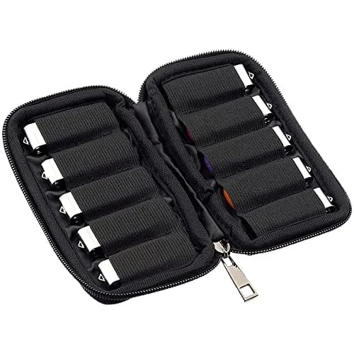 JBOS 10 Slots Neoprene USB Flash Drive Case | Anti-Static Organizer Pouch for Travel, Office & Home, Black thumbnail 7