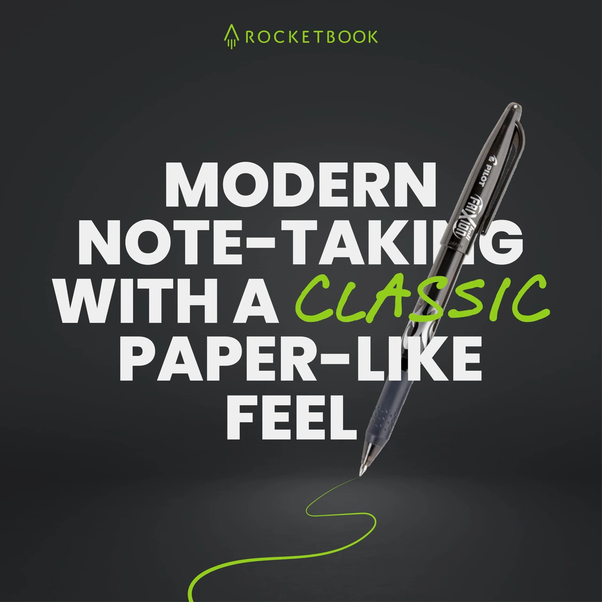 Rocketbook Fusion Hybrid Reusable Planner Notebook, Executive 6x8.8, Black | 42 Pages - view 9