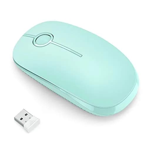 VssoPlor Wireless Mouse, 2.4G Slim Computer Laptop Mouse, Mint Green | Quiet Clicks & Stable Connection thumbnail 7