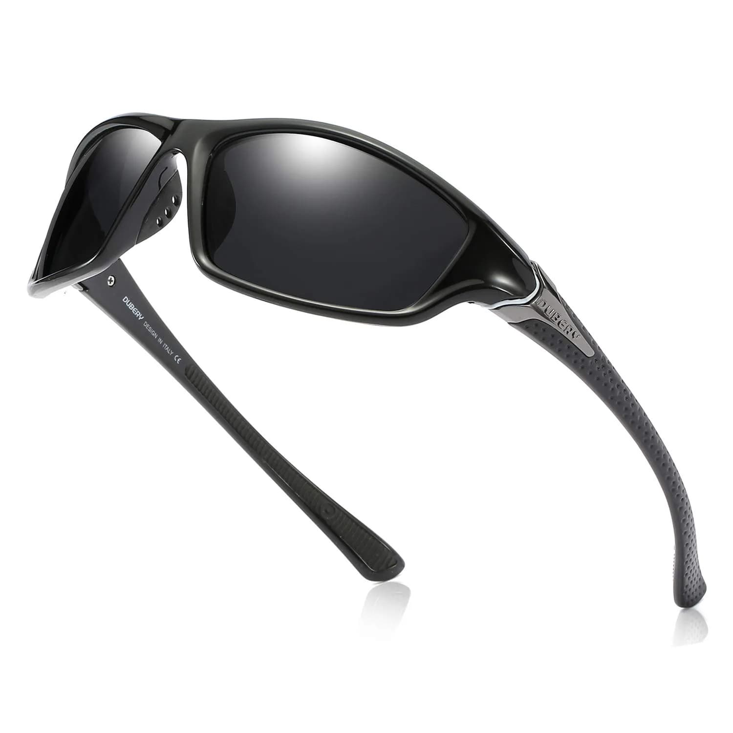 DUBERY Mens Sports Polarized Sunglasses 100% UV Protection | Lightweight & Stylish for Outdoor Activities