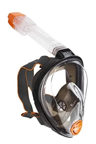 Ocean Reef ARIA Classic Full Face Snorkeling Mask | 180° Panoramic View, Black, L/XL thumbnail 2