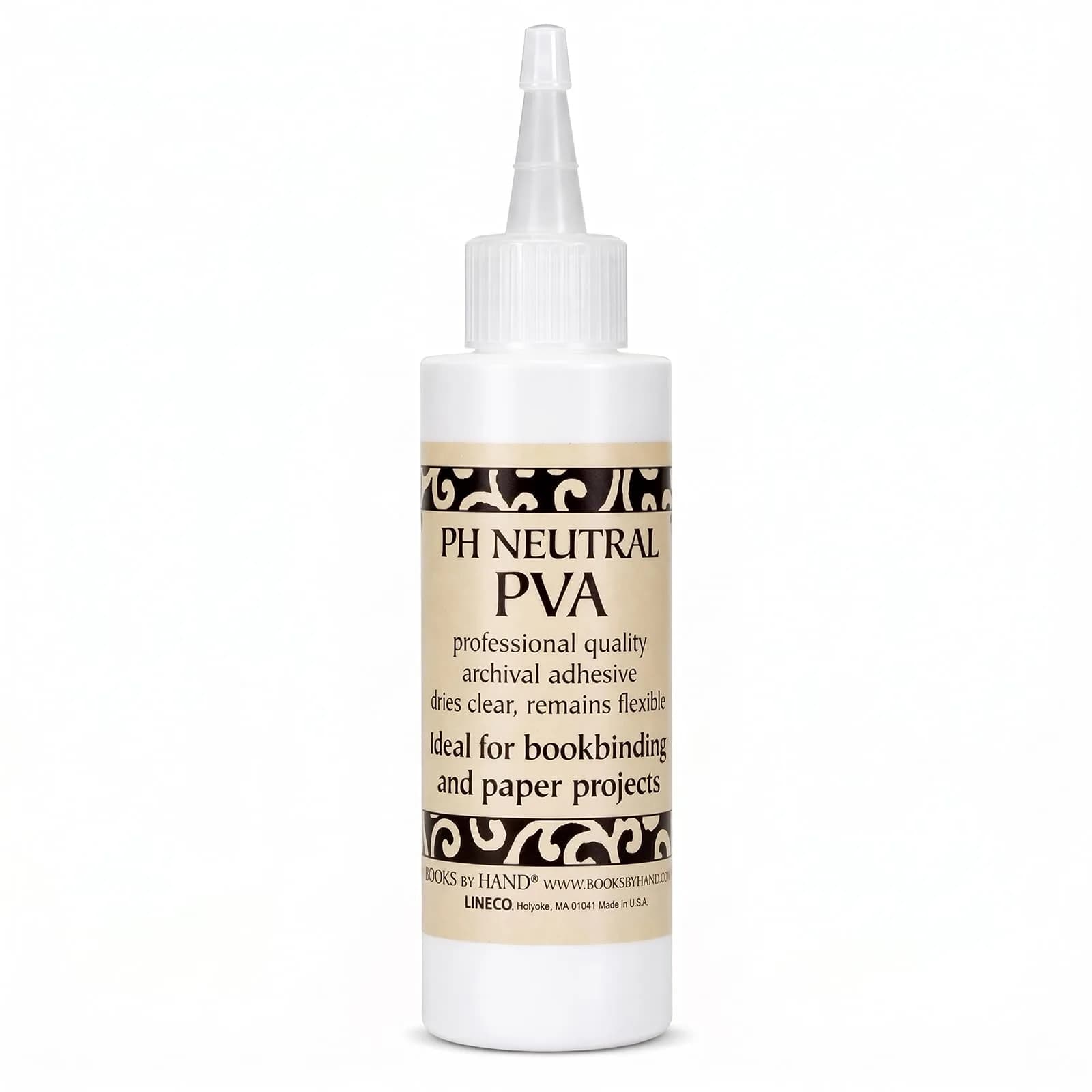 Books By Hand PH Neutral PVA Adhesive 118ml (4 Ounce) | Archival Quality for Bookbinding & Paper Projects - main product image