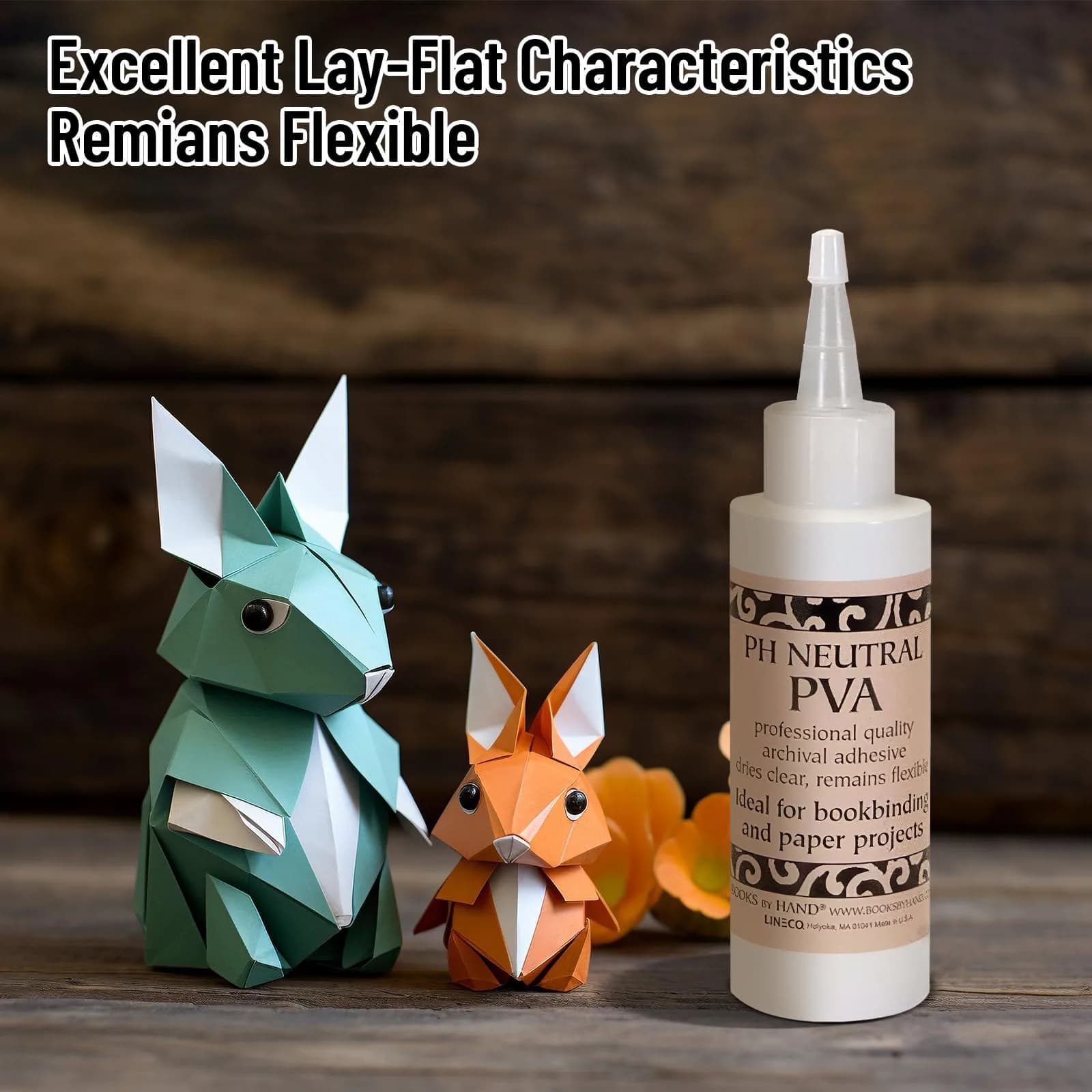 Books By Hand PH Neutral PVA Adhesive 118ml (4 Ounce) | Archival Quality for Bookbinding & Paper Projects - view 3