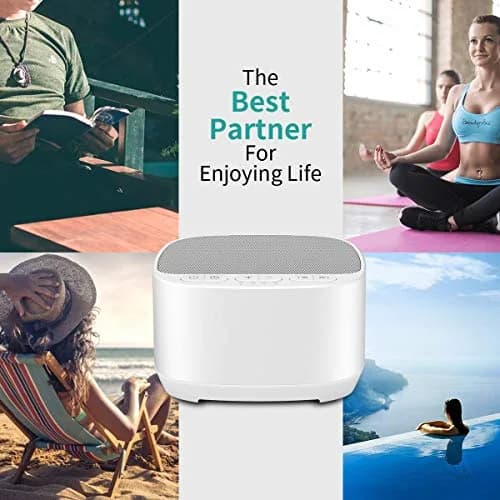 Magicteam Sleep Sound White Noise Machine 10cm x 10cm x 6cm | 40 Soothing Sounds for Baby, Kids, Adults thumbnail 5