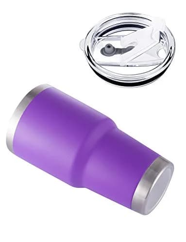 D·S 30oz Purple Tumbler Double Wall Vacuum Insulated Travel Coffee Mug | Fits Most Cup Holders thumbnail 7