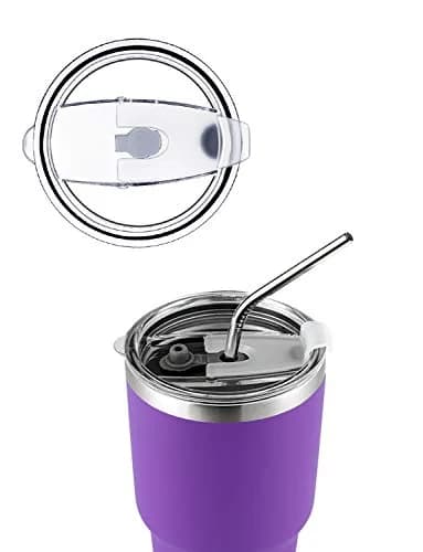 D·S 30oz Purple Tumbler Double Wall Vacuum Insulated Travel Coffee Mug | Fits Most Cup Holders thumbnail 2