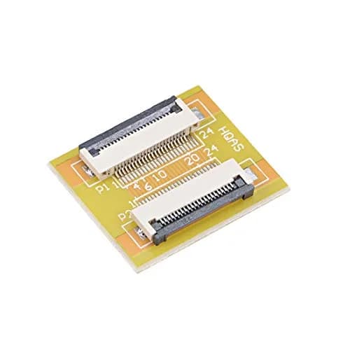 uxcell 0.5mm Pitch 22 Pin to 22 Pin Extension Connector for FFC FPC Cable | PCB Support Adapter thumbnail 1