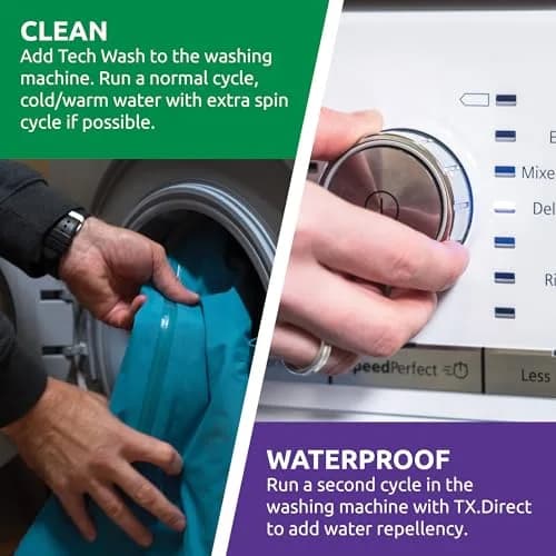 Nikwax Hardshell Cleaning & Waterproofing Duo-Pack 2L (67.6 Fl Oz) | Restores Water Repellency for Jackets & Outdoor Gear thumbnail 4