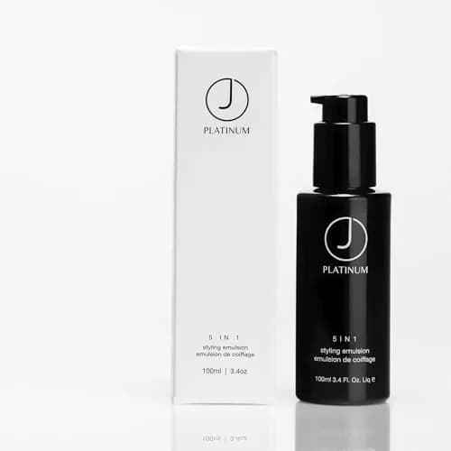 J Beverly Hills Platinum 5 In 1 Leave-in Styling Emulsion Cream, 100ml (3.4 Fl Oz) | Hair Strength & Manageability thumbnail 2