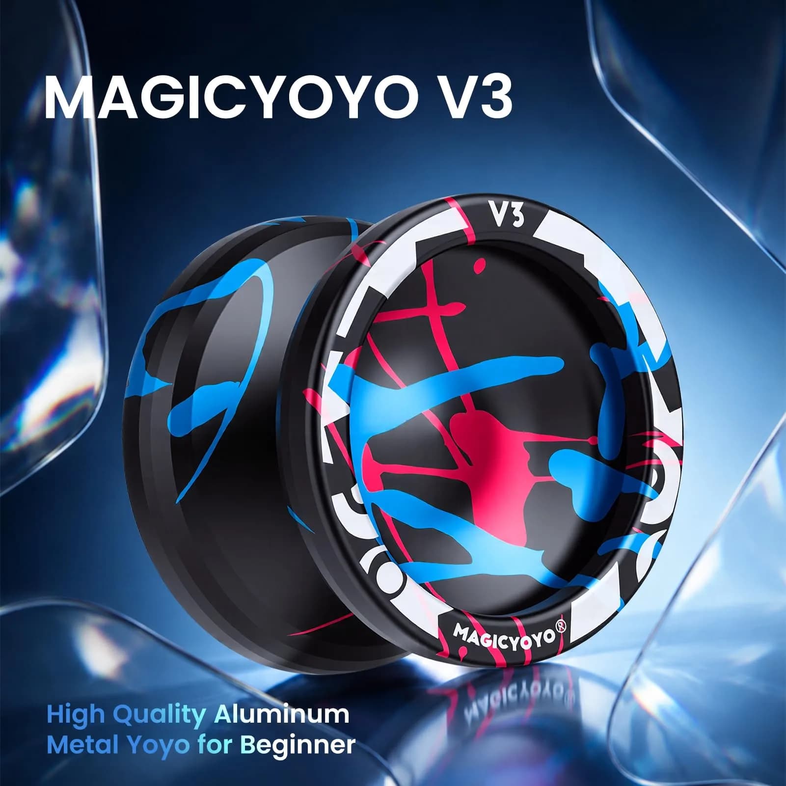 MAGICYOYO V3 Responsive Yo-yo for Kids 8-12 & Beginners, Aluminum Alloy 6061, 65 g (2.29 oz) - view 2