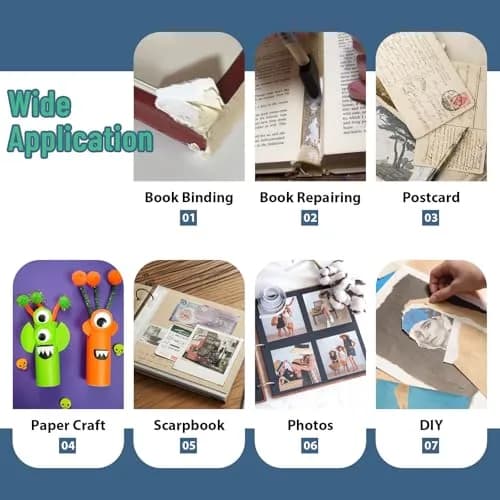 Books By Hand PH Neutral PVA Adhesive 237ml (8 Ounce) | Archival Quality, Dries Clear thumbnail 4