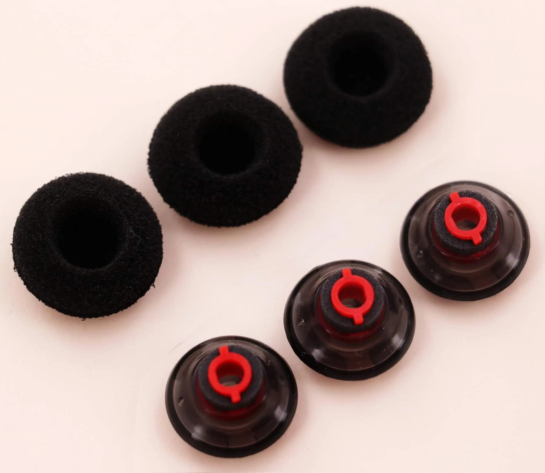 IiEXCEL Gray 3 Pack Replacement Eartips for Plantronics Voyager 5200 & Legend Headsets | Medium Size Gel Silicone Ear Gels & Foam Covers - main product image