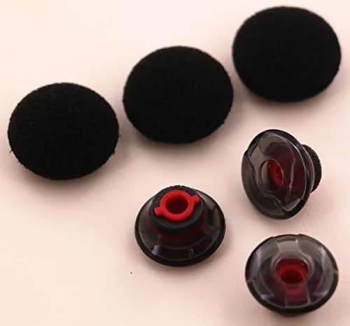 IiEXCEL Gray 3 Pack Replacement Eartips for Plantronics Voyager 5200 & Legend Headsets | Medium Size Gel Silicone Ear Gels & Foam Covers thumbnail 5