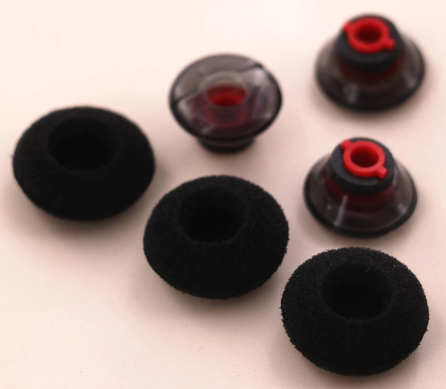 IiEXCEL Gray 3 Pack Replacement Eartips for Plantronics Voyager 5200 & Legend Headsets | Medium Size Gel Silicone Ear Gels & Foam Covers - view 6