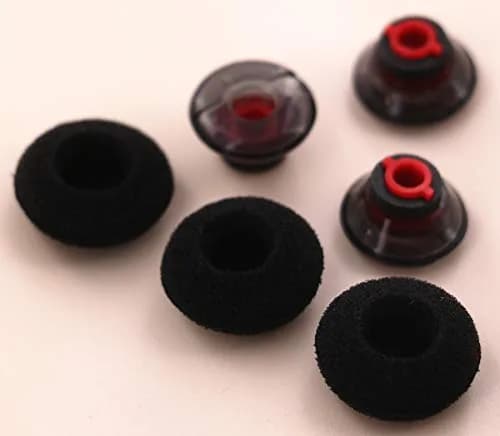 IiEXCEL Gray 3 Pack Replacement Eartips for Plantronics Voyager 5200 & Legend Headsets | Medium Size Gel Silicone Ear Gels & Foam Covers thumbnail 6