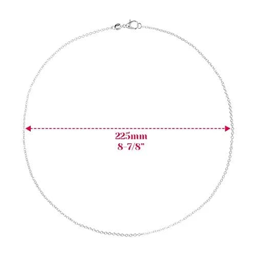 Selizo 30 Pack Silver Plated Cable Necklace Chains 18 Inches (45.7 cm) | Jewelry Making Supplies thumbnail 4