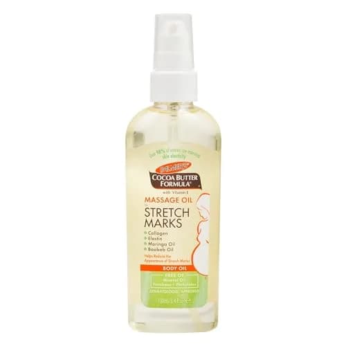 Palmer's Cocoa Butter Formula Massage Oil 100ml (3.4 Fl Oz) | Fragrance-Free Stretch Mark Oil thumbnail 1