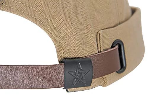 jerague 2 Piece Brimless Docker Cap Adjustable Leather Buckle | Casual Unisex Style (70-120 chars) thumbnail 5