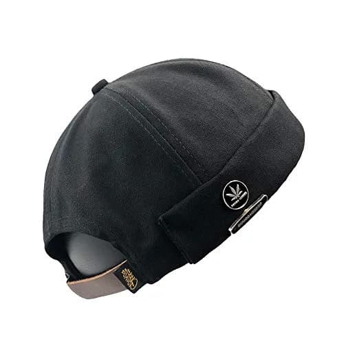 jerague 2 Piece Brimless Docker Cap Adjustable Leather Buckle | Casual Unisex Style (70-120 chars) thumbnail 2