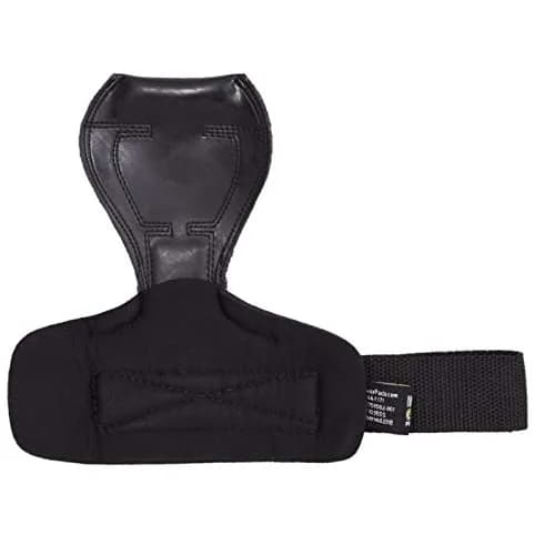 Cobra Grips FIT Jet Black Rubber Weight Lifting Gloves with Wrist Wraps - 4.25-7.0" Wrist thumbnail 4
