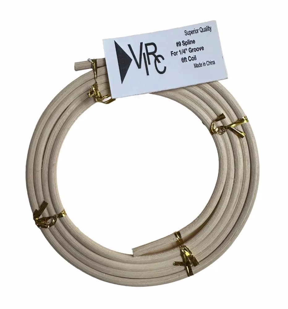 VIRC Reed #9 Spline for 1/4" Groove - 6ft Coil | Chair Caning & Seat Weaving Supplies - main product image