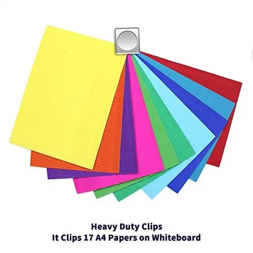 Thimmamma Heavy Duty Magnetic Paper Clip Clamp 1.2 Inch | Strong Stainless Steel Office & School Organizer thumbnail 4