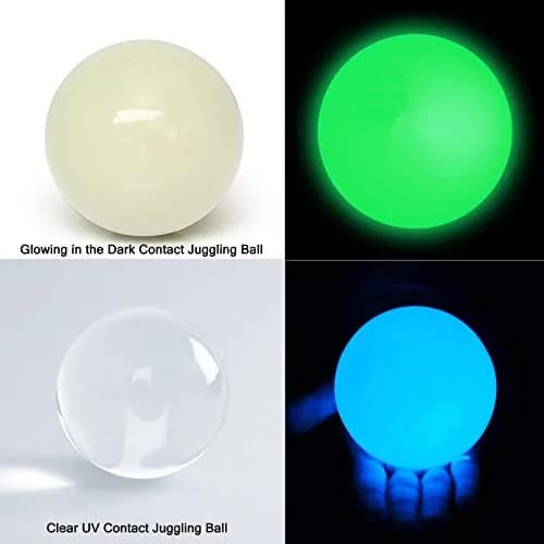DSJUGGLING Glow in The Dark Acrylic Contact Juggling Ball 76mm (3 Inches) | Non-Toxic thumbnail 3